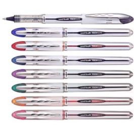 Boite de 12 Rollers Uni-Ball Vision Elite encre liquide 0.8mm 8 coloris au choix