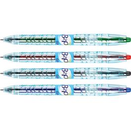 Boite de 10 stylos Gel Pilot B2P Médium 4 coloris au choix