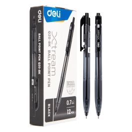 Boite de 12 stylos à bille Deli-EQ20 Xtream Mini pointe de 0.7 mm coloris au choix