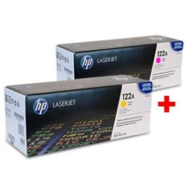 Pack 2 Toner 122A HP color laserjet Jaune & Magenta