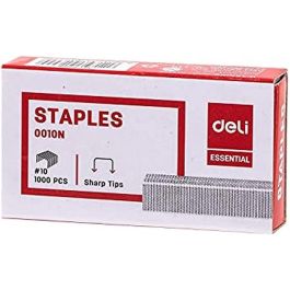 Lot de 20 boites de 1000 Agrafes deli-E0010N n°10 argent