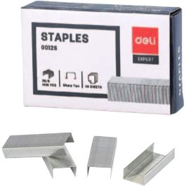 Lot de 20 boites de 1000 Agrafes deli-E0012S 26/6 Sécurise jusqu'à 30 feuilles argent 1 Lot de 20 boites de 1000 Agrafes deli-E0012S 26/6 Sécurise jusqu'à 30 feuilles argent