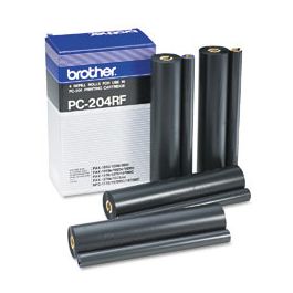Recharge pour Kit Cartouche de fax BROTHER Noir PC204RF(4x420 pages)